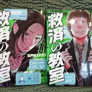1199円→値下げ 1 巻 2 巻★救済の教室 江戸川エドガワ★追加の同梱200円引き