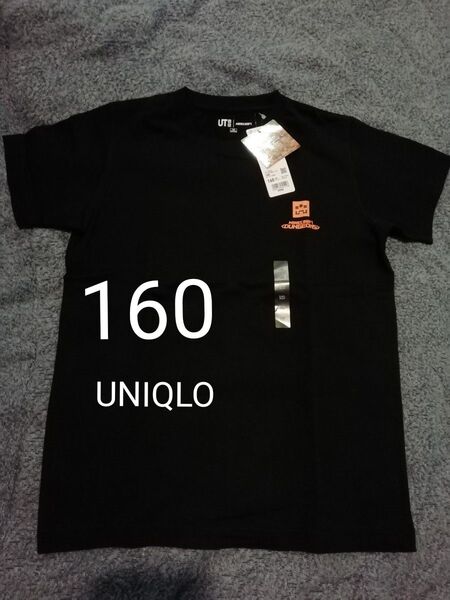 過去の人気完売品 160★新品 UNIQLO ユニクロ マイクラ マインクラフト Tシャツ 半袖 黒★レア 希少