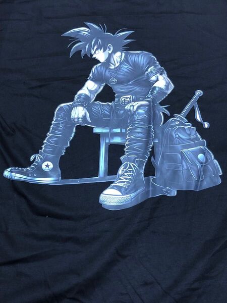 メンズ パロディt シャツ コンパースを履いた、ワイルド系ドラゴンボール 悟空 Tシャツ アニメ