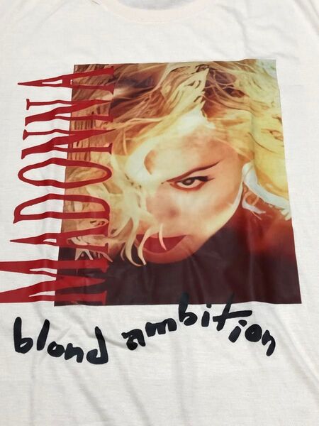 メンズ t シャツ マドンナ プリント ツアーt シャツ 2XL