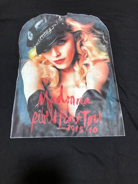 メンズ t シャツ マドンナ パックプリント 黒 2XL Tシャツ