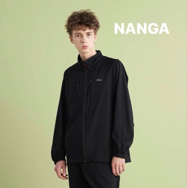 【NANGA 】HYBRID TECH HIKE ZIP BLOUSON ナンガ ブルゾン ナイロンジャケット ブラック M