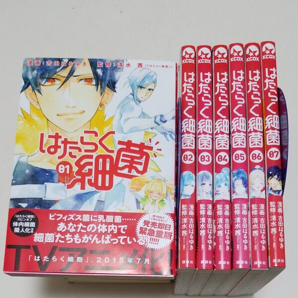 全巻セット はたらく細菌 1~7巻 はたらく細胞