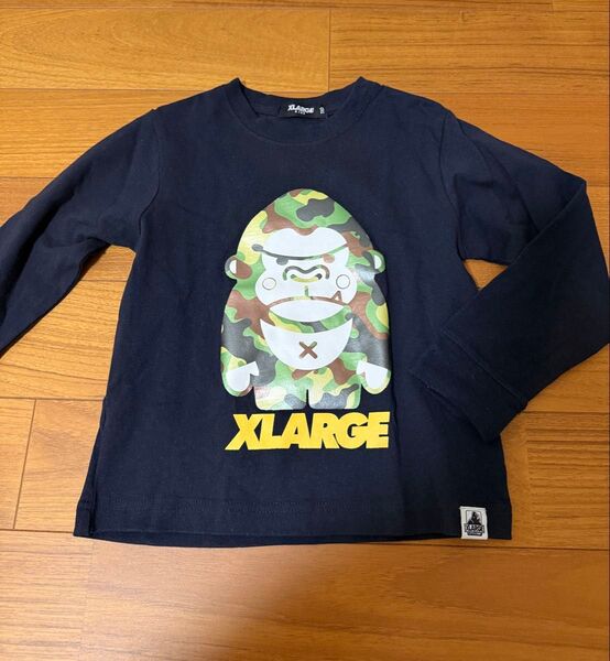 【未使用】xlarge tシャツ ネイビー110