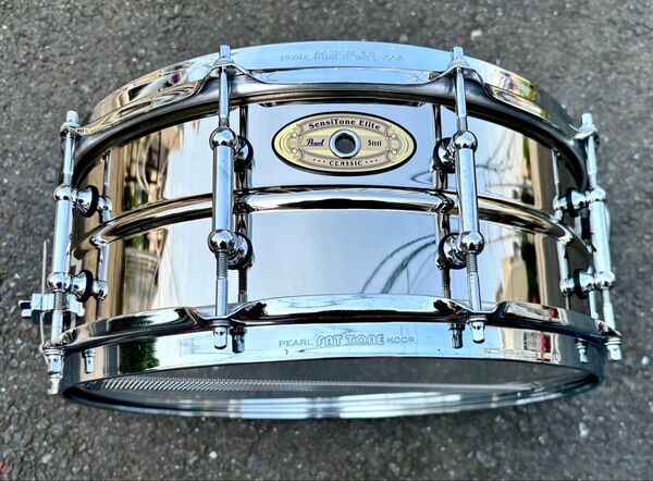 Pearl SensiTone Elite Classic 14"x5.75" スネアドラム【初期型ファットトーンフープ】