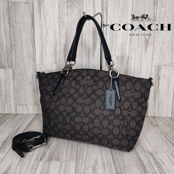 COACH コーチ シグネチャー 2WAY ハンドバッグ ショルダーバッグ 45