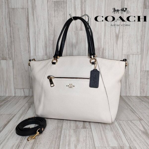 COACH コーチ レザー 2WAY ハンドバッグ ショルダーバッグ 50