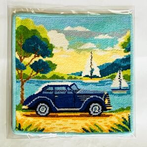 新品未使用品 FEILERフェイラーのタオルハンカチ サンセット ドライブです♪