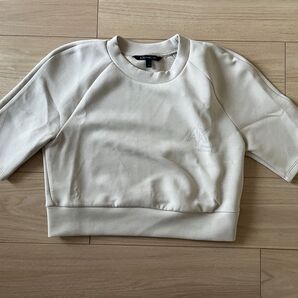 新品 未着用 タグ付き AX クロップド ショート丈 スウェットトレーナー スウェット