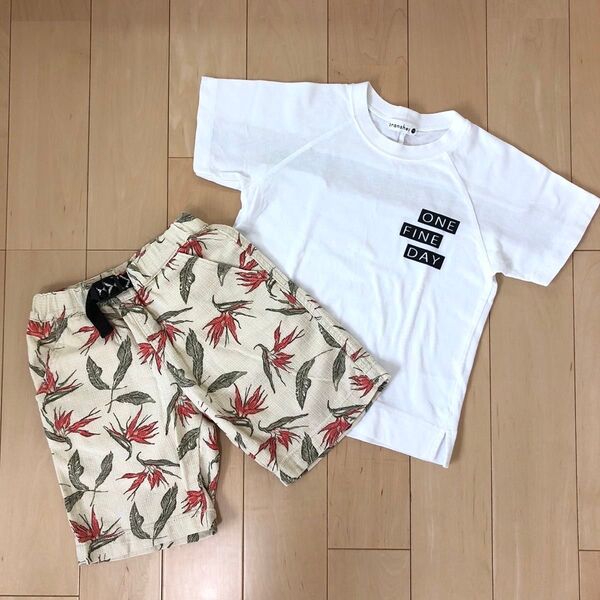 半袖Tシャツ&ショートパンツ セットアップ 2点セットbranshes ブランシェス 上下セット ハーフパンツ 半袖