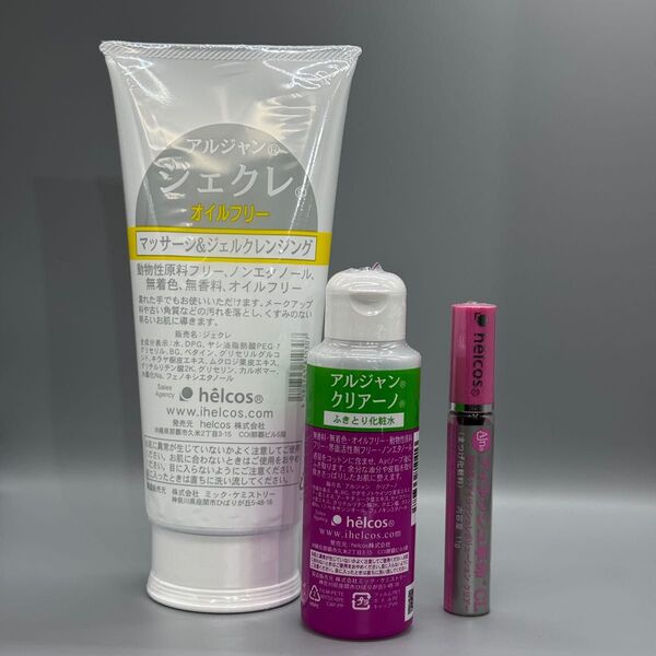 helcosヒルコス J-60ジェクレ300g×1 アルジャンクリアーノ100mL×1 アイラッシュ革命CL×1