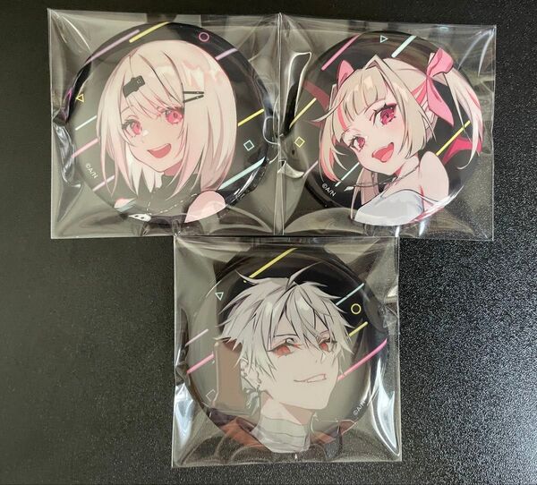 にじさんじ Odd Play-Off 椎名唯華 魔界ノりりむ 葛葉 缶バッジ にじフェス ゲマズ セット