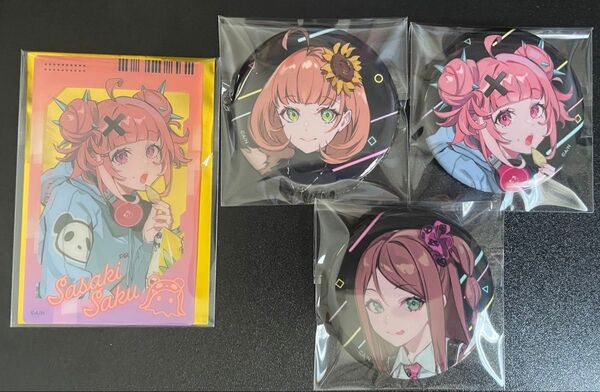 にじさんじ Odd Play-Off 笹木咲 本間ひまわり 赤羽葉子 クリアカード 缶バッジ にじフェス ゲマズ セット