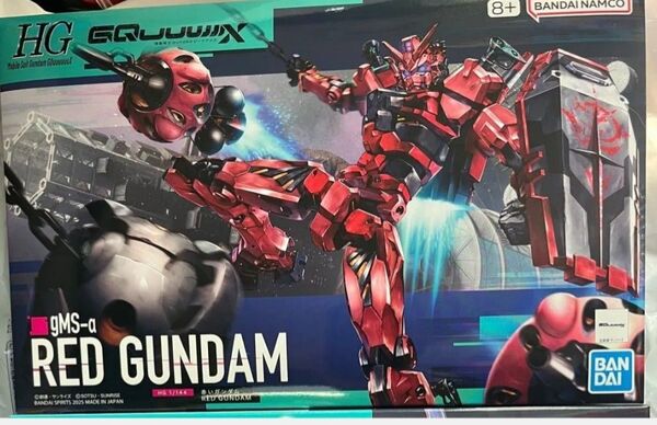 未使用 hg赤いガンダム 機動戦士ガンダムジークアクス ガンプラ プラモデル GQuuuuuuXバンダイ