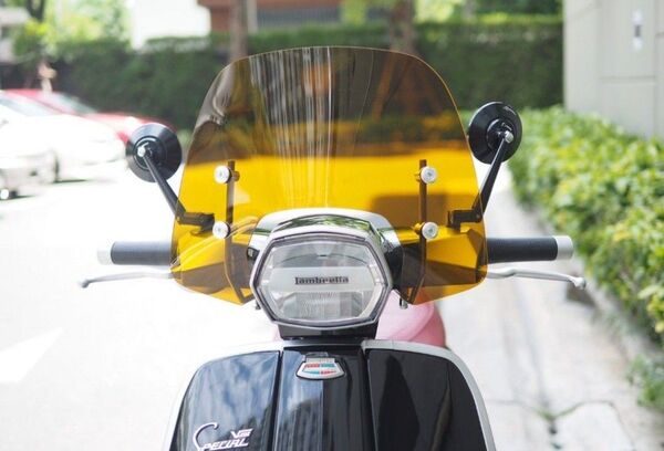 ウインドシールド V50 Special V125 Special V200 Special ランブレッタ