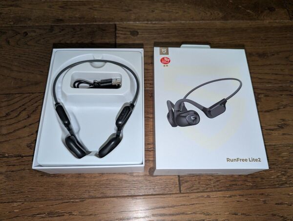 Soundpeats RunFree Lite2 ブラック イヤホン