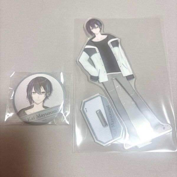 にじさんじ 黛灰 welcomeグッズ アクリルスタンド アクスタ 缶バッジ