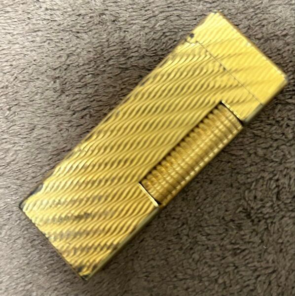 ダンヒル dunhill ローラー式 ゴールド ライター