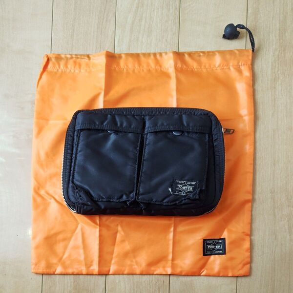 【最終値下げ】PORTER ポーター タンカー 袋付 小物入れ 吉田カバン ポーチ 手帳 システム手帳 バイブル カバー付