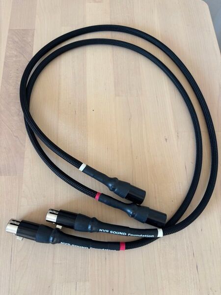 NVS FD-XLR-3FT 0.9m ペア XLRケーブル 高音質