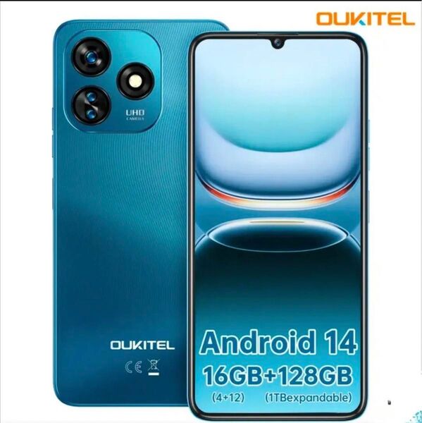 OUKITEL C51 ブルー スマートフォン 新品未使用未開封品 16GB 128GB SIMフリー