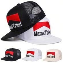 Mama Tried メッシュキャップ 3色展開 ブラック/ホワイト/ベージュ140027