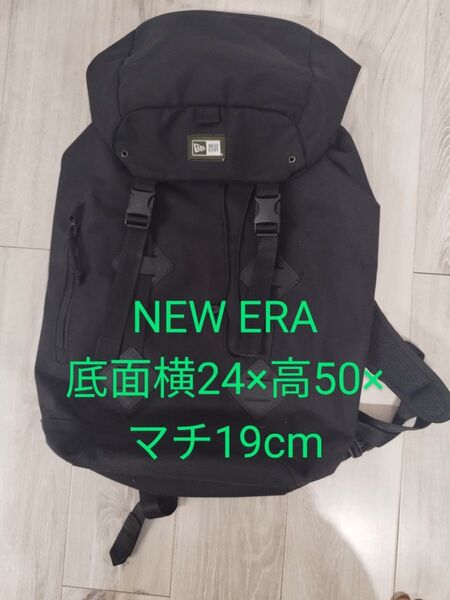 USED NEW ERA ニューエラ 35L 大容量リュック 黒 ブラック バックパック リュックサック 通勤通学
