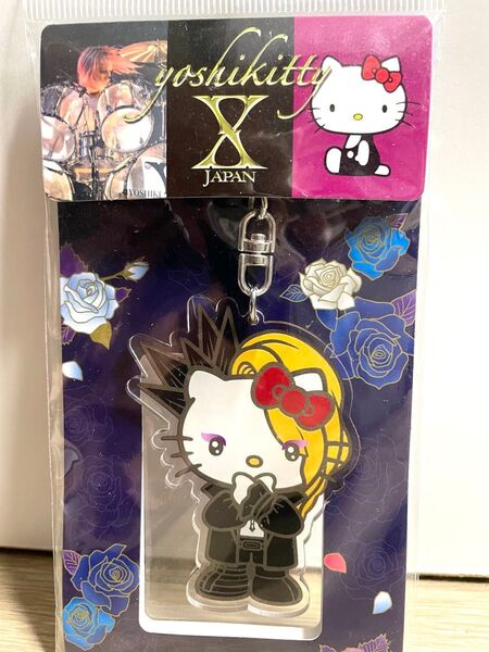 X JAPAN YOSHIKI yoshikitty BIG X ポーズ 2015 アクリル キーホルダー ヨシキティ 希少 限定