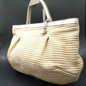 FURLA フルラ ストロー ハンドバッグ トートバッグ レディース カゴバッグ