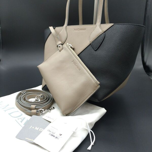 【極美品・高級】J&M DAVIDSON レザー 2WAY トートバッグ