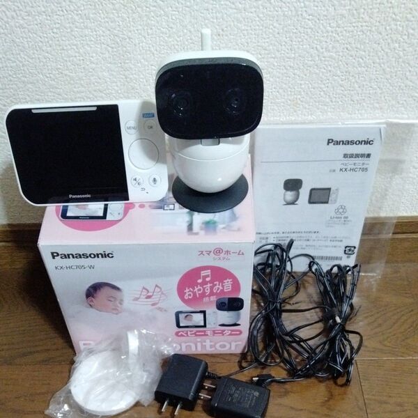 Panasonic パナソニック KX-HC705-W ベビーモニター 箱あり