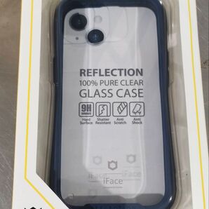 新品 iFace アイフェイス iphone14 ネイビー ケース スマホケース
