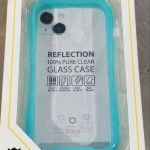 新品 iFace アイフェイス iphone14 クリアブルー ケース スマホケース