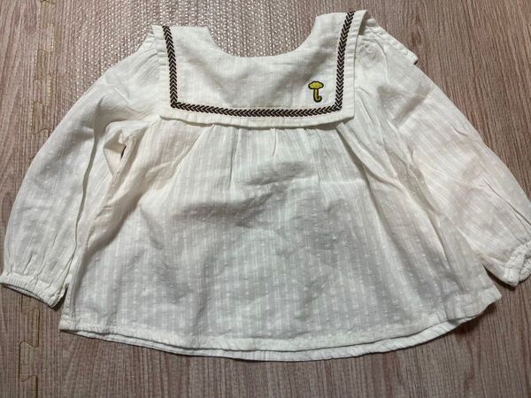 ベビー服 ブラウス トップス 韓国キッズブランド 長袖 90