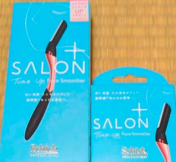 【Schick 剃刀 カミソリ シェーバー 顔そり】シック ハイドロシルク サロンプラス トーンアップ フェイススムーサー+替刃