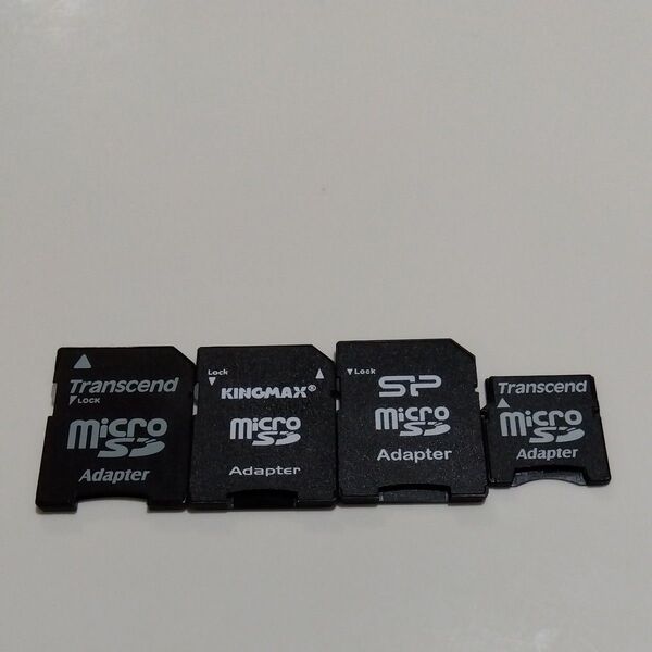 MICRO SD CARD ADAPTER マイクロSDカード用アダプター 2種4枚
