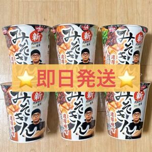 日清 NISSIN 新 みそきん ラーメン 濃厚味噌ラーメン 6点セット 6個セット