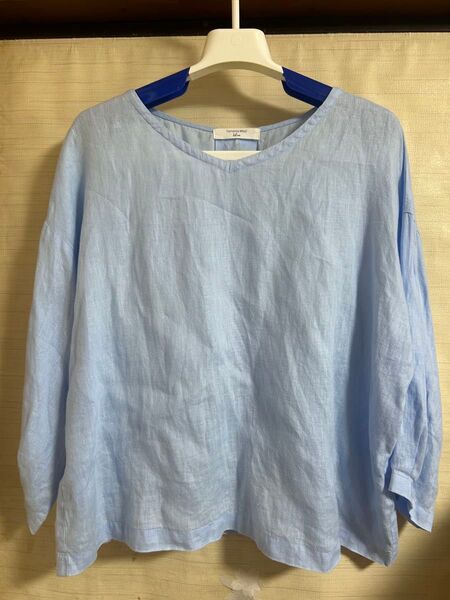 サマンサモスモスSM2 blue 七部袖