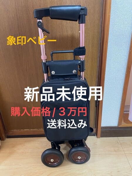 タイヤ・ブレーキ付きキャリーバッグ・カート 送料込み