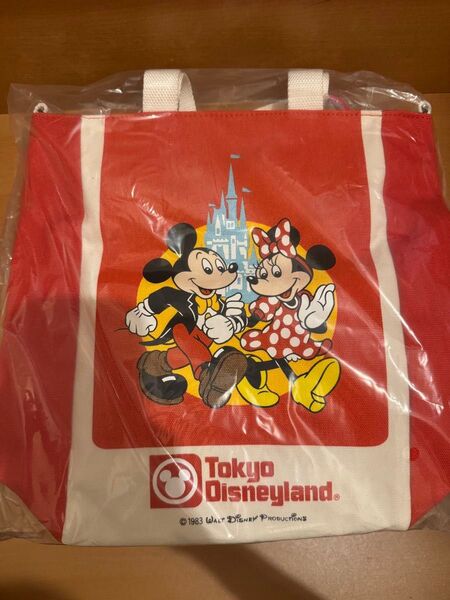 【24時間以内発送】 ディズニーランド 40周年 復刻版 ショルダーバッグ パスポートケース付き 未使用新品