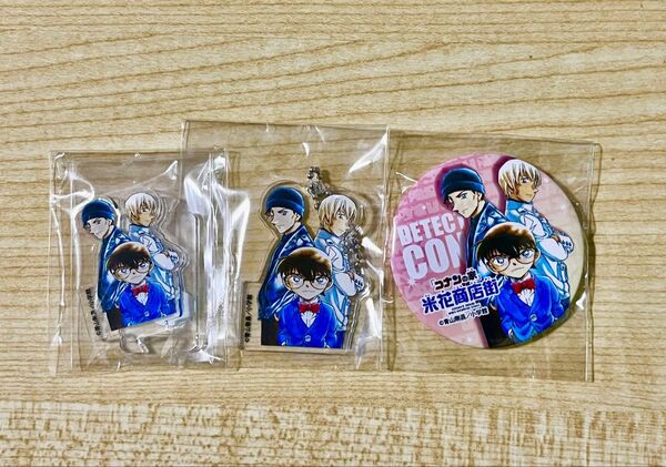 名探偵コナン コナン百貨店 限定 赤井秀一 安室透 缶バッジ アクスタ アクキー