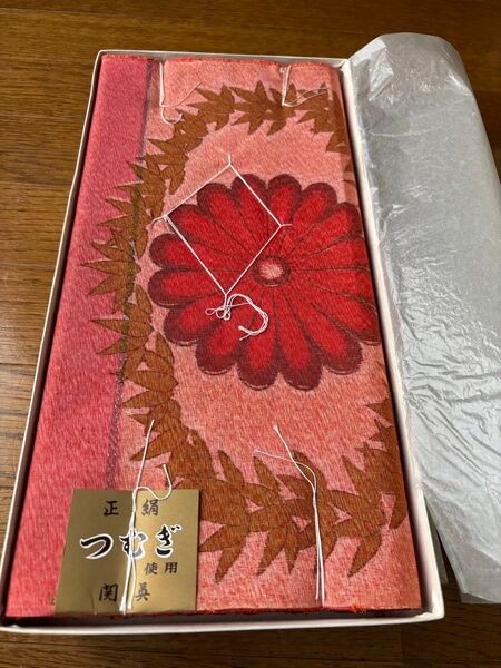 秩父銘仙 反物 正絹 つむぎ使用