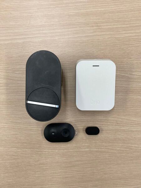 全て初期化済み Qrio Lock・Hub・Key 各1個セット/中古美品 おまとめ/箱なし・現状お渡し