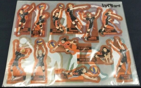 ハイキュー!! 展ゲンガ×タイカン開催記念クリアしおり 日向 影山 及川 岩泉 黒尾 研磨