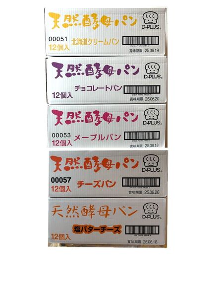 デイプラス 天然酵母パン 5種60個