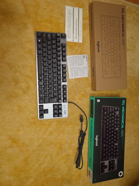 ロジクール メカニカル有線キーボード TKL K835-Linear K835GPR 赤軸