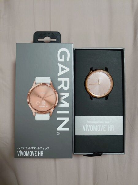 GARMIN VIVOMOVE HR ハイブリッドスマートウォッチ本体 中古品 ガーミン