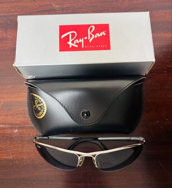 レイバンRay-Ban サングラス オリンピアン RB3154 ヴィンテージ ブルーレンズ ケース 外箱付き