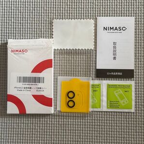 NIMASO iPhone12 全面保護レンズ保護カバーセット1枚
