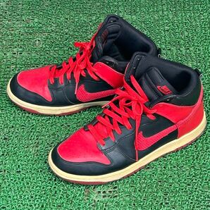 NIKE DUNK HIGH PREMIUM SB QS レッド ブラック 赤黒 ダンクハイ 28cm